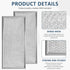 AMI PARTS Fits Whirlpool W10208631A Microwave Grease Filter, Approx 13" x 6" (2-Pack)