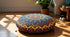 32 Inch CRAFT KALA Meditation Floor Pillow Cover Round Pillow Seating Hippie Decorative Adults Bohemian Mandala Cushion