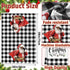 4 Buryeah Pcs Christmas Kitchen Towels African American Black Santa Hand Towels Christmas White Black Buffalo Plaid