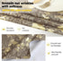 Brass,54" 78") Rectangle Table Cloth Elegant Gold Vine Flower PVC Waterproof Spill-Proof Vinyl Fitted Microfiber