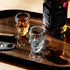 MyGift Set of 6 Skull Shot Glasses, 2.8 oz Clear Glass Novelty Drinkware for Halloween Parties & Home Decor
