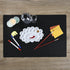 Large Thick Silicone Counter Mat 23.4" by 15.6", Heat Resistant Mat for Kitchen Table/Countertop Protector, Black