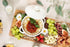CYPRESS SUNRISE 5 Brie Baker with Lid and Spreader - White Ceramic Baking Dish for Cheese, Baked Brie, Fondue, Dip