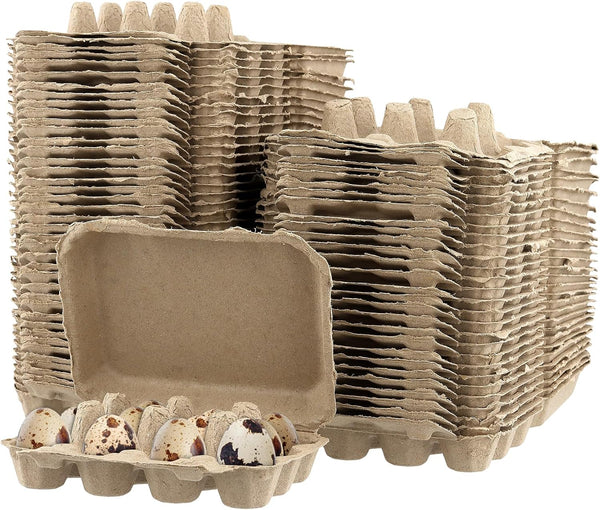 70 Pack Quail Egg Cartons, 12 Count Egg Storage Containers Holder Bulk