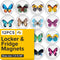 Super Cute Fridge & Locker Magnets – 10 Vibrant Glass Magnets – Strong Hold for Photos, Notes, Recipes, Aesthetic