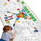 Naozinebi Football Giant Coloring Poster Football Large Versatile Activity Drawing Paper Coloring