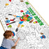 Naozinebi Football Giant Coloring Poster Football Large Versatile Activity Drawing Paper Coloring