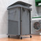 40 Gal(150L) High Grade Large Laundry Basket with Wheels, Rolling Laundry Hamper,