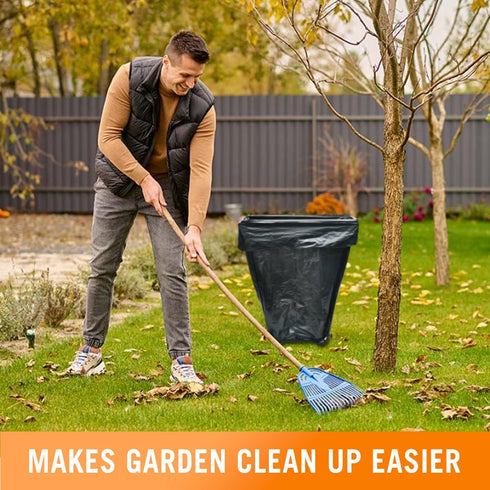 30-45 CAMPFIRE Trash Bag Holder Fits Gallon Bags, Multi-Use Garbage Bag Holder, Portable to Use Leaf Bag Holder