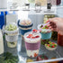 4 Pcs Yogurt Parfait Cups Breakfast On The Go Reusable Plastic Containers With Lids And Spoons Take And Go Yogurt Cup