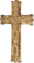 Hosley Wooden Cross - 8 Inches Long Hand Carved Ideal Gift or Decoration for Home, Weddings, and Meditation