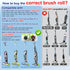 3888A 1785 2306A 2 Pack 2460 1866 1613568 1608684 Lemige Brush Filter Replacement Parts for Bissell CrossWave Vacuum