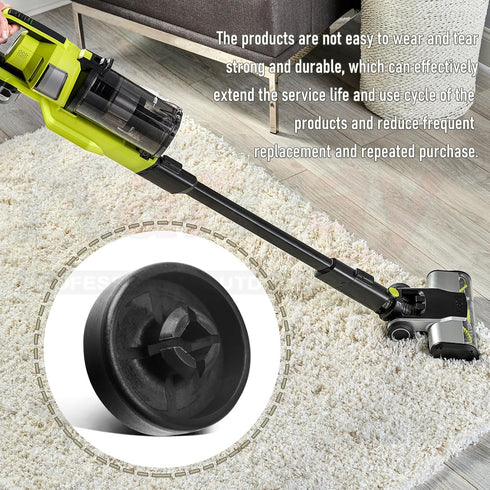 2 Pack Replacement Wheel for Ryobi Cordless Stick Vacuum 18v One+ PCL720K, PBLSV716K