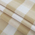 Buffalo Check Curtains, 54 inches Long, Beige and White Gingham Plaid, 2 Panels for Kitchen or Living Room