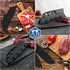 XYJ 2pcs Safety Knife Covers, Universal Knife Sheath, Black Kitchen Knife Cover Sleeve for 7'' Santoku Knife