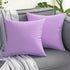 26X26 Set 2 VAKADO Outdoor Waterproof Throw Pillow Covers of Decorative Purple Patio Furniture Cushion Cases Outside