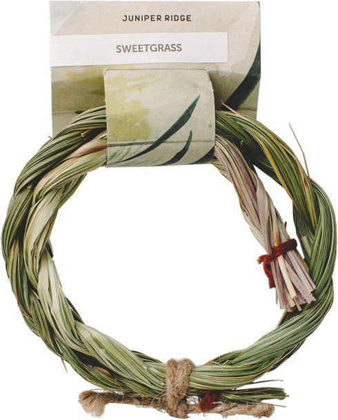 Juniper Ridge Sweetgrass Braid, Natural Incense, 6 Inch Braid, Aromatherapy, No Synthetic Fragrance