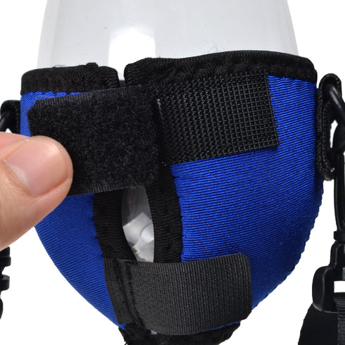 Beautyflier Wine Glass Insulator/Drink Holder, Neoprene Sleeve with Adjustable Neck Strap, Blue/Burgundy/Purple