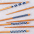 Antner 10 Pairs Reusable Natural Bamboo Chopsticks, Japanese Style, Dishwasher Safe, 8.8 Inch/22.5cm