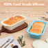 9.5 5 Inch Nonstick Silicone Bread Loaf Pan: x Bread Pan for Homemade Rye with Metal Frame - Loaf Mold for Baking Oven
