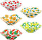 Microwave Bowl Holders Set of 5, Heat Resistant Polyester Sponge Bowl Pads for Soup Bowl, Geometric Pattern