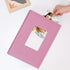 Vienrose Photo Album 4x6, 300 Photos Linen Frame Cover with Memo Areas, Large Capacity Slip-in Pictures Book, Pink