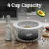 Set, 4 Priority Chef Heavy Duty Extra Large Mortar and Pestle Cup, Hand Carved from Natural Granite, Make Fresh