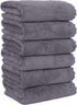 MOONQUEEN 6 Pack Premium Hand Towels - Quick Drying - Microfiber Coral