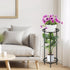 2 23.9 inch, CASIMR Plant Stand Indoor Outdoor, Metal Rustproof Flower Shelf Tier Tall Multiple Plant Pot Holder Rack