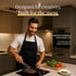 Will Well Chef Apron for Men and Women, 33" x 27" Large with 38" Waist Ties, Durable with 2 Spacious Pockets