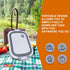 Cheer Collection Collapsible Cutting Board - Silicone Foldable Non-Slip Chopping Board with Drainage Hole