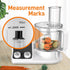 NutriChef Food Processor Bowl, Cover and Pusher, Replacement Parts for NutriChef Multifunction Food Processor Model