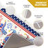 4th of July Drying Mat for Kitchen Counter, 18 x 24 in - Patriotic Gnomes Microfiber Dish Drainer Pad for Holiday Decor