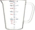 Carlisle FoodService Products 4314307 Commercial Plastic Measuring Cup, Clear, 1 Quart