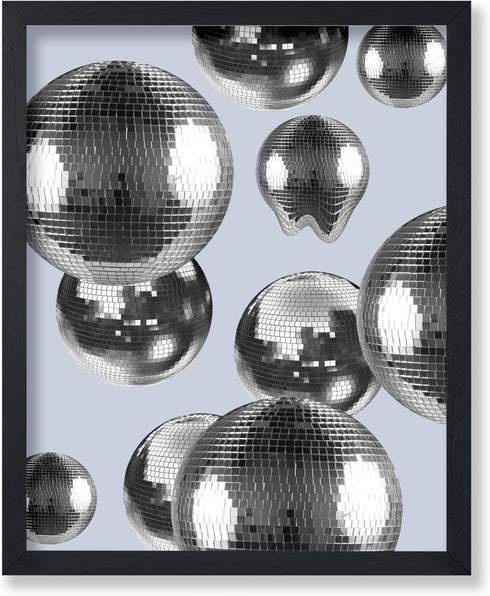 Poster Master Disco Ball Print - Silver Balls Poster - Modern &