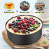 LIANYU 8 × 3 Inch Cake Pan Set of 3, Nonstick Stainless Steel Baking Pan for Cake, Rust Resistant