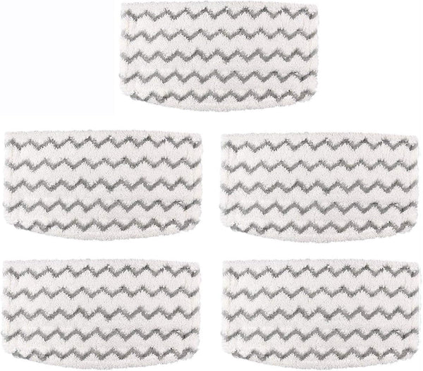 Aunifun 5 Packs Steam Mop Pads Replacement Hard Floor Cleaner for Vacuum Cleaner