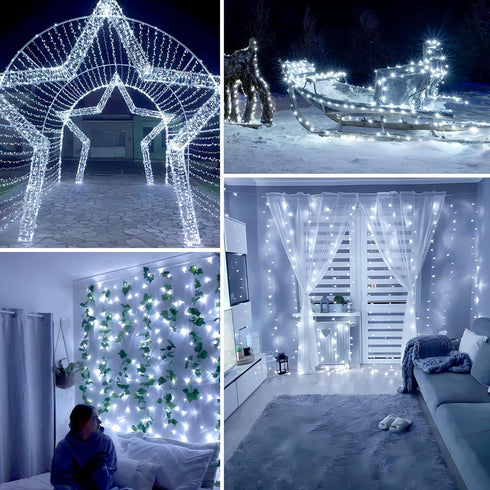 ziloes 33 100 8 Fairy Lights FT LED USB Twinkle String Lights Plug in Lights with Remote and Timer Modes Waterproof