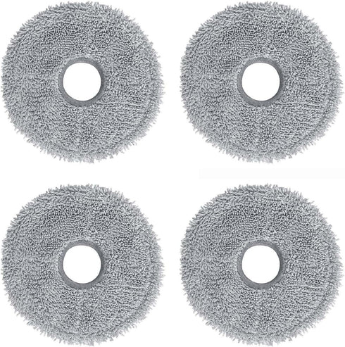 Replacement Accessories Kits for Dreame L20 Ultra Robot Vacuum Cleaner, Includes 4 Mop Pads