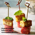 JapanBargain 50pcs Bamboo Skewers, Fruit Appetizer Kabob, Twisted End, Natural