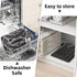 4 Set Piece Plastic Cutting Board for Kitchen Dishwasher Safe,Food Safety, Non-Slip Design, Ideal for Meat