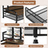 3-Tier 8 35 Countertop Coffee Syrup Rack Organizer, Bottles Syrup Rack with K Cup Storage Basket for Coffee Bar, Bottle
