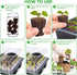 LAPOND 40 Pcs Grow Sponges with Tray, Starter Plugs for Cuttings, Great for Soil, Tray or Planting Pods Plant Rooter