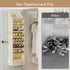 Closet 1624 Criusia Shoe Storage, Over the Door Shoe Organizer, Hanging Shoe Storage with Large Deep Pockets, Fits