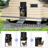 Anti-Pinch IPX45 Extra Large Automatic Chicken Coop Door, Battery Powered Chicken Door with Timer & Manual Control, LED