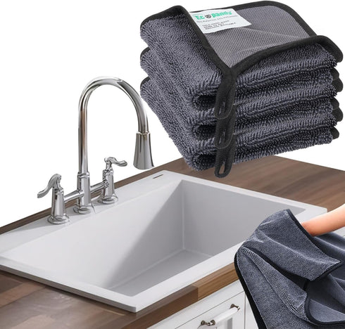 Shiny Cleaning Cloths,3pcs Shiny Drying Towels,Shower Doors Drying Towels,16 * 24in Streak