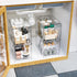 4 Pack Drawers,7.3 Closet SUOXING Clear Stackable Storage High Large Baby Bottle Organizer,Bathroom Organizers