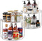 2 Pack 2 Tier Lazy Susan Turntable Organizer 9.25 inch, Rotating Spice