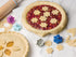 Fox Run Assorted Winter Snowflake Pastry/Cookie/Pie/Fondant Stamper and Cutters 2", Set of 4, Multi-Color