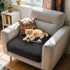 Hokway Stretch Cushion Covers for Sofa Seat Cushion, Slipcover Protector (Black, Small)